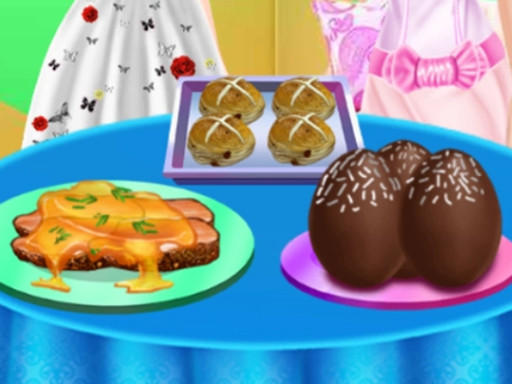 Sisters Happy Easter Delicious Food 2 online Girls game