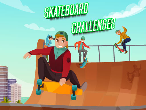 Skateboard Challenges online Racing game