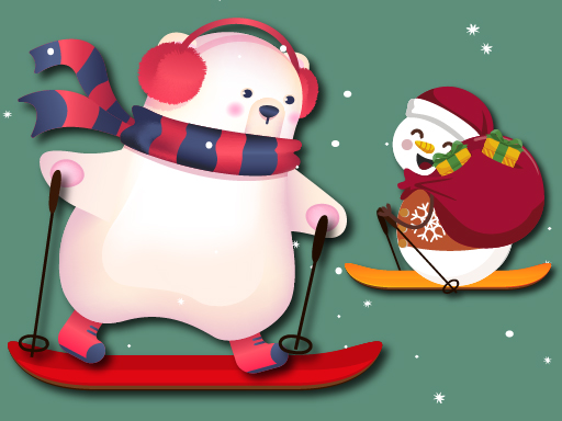 Ski Xmas online Sports game