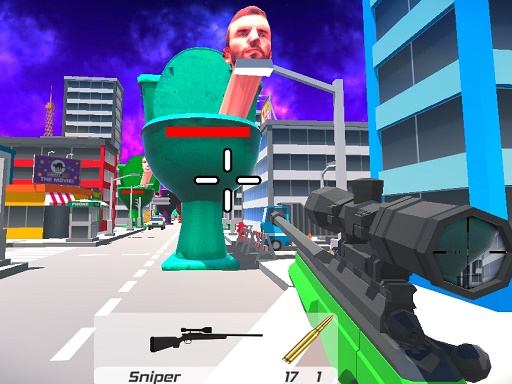 Skibidi Toilet FPS Shooting Survival online game