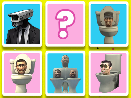 Skibidi Toilet Match Up 2 online game