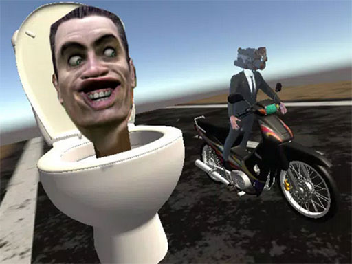 Skibidi Toilet Moto Bike Racing 2 online game
