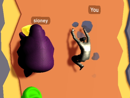 Skibidi vs Grimace Climber Race online Action game