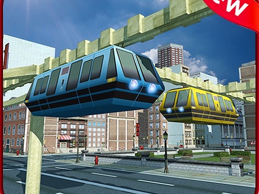 Sky Train Driving 2022 : Train 3D Game Simulator online game
