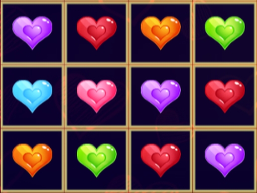 Sliding Hearts Match 3 online game