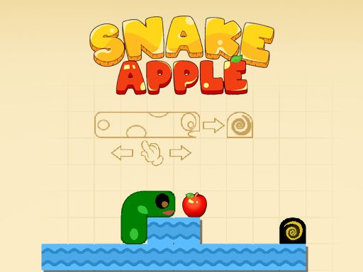 Snake And Apple online Puzzle game
