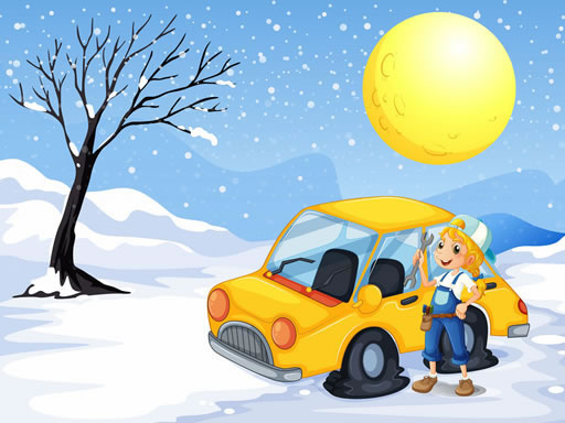 Snow Cars Jigsaw online game