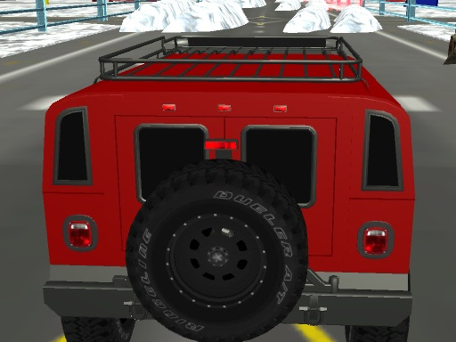 Snow Plow Jeep Driving online game