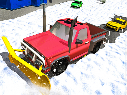 Snow Plow Jeep Simulator 3D online game