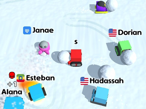 Snow War .io online game