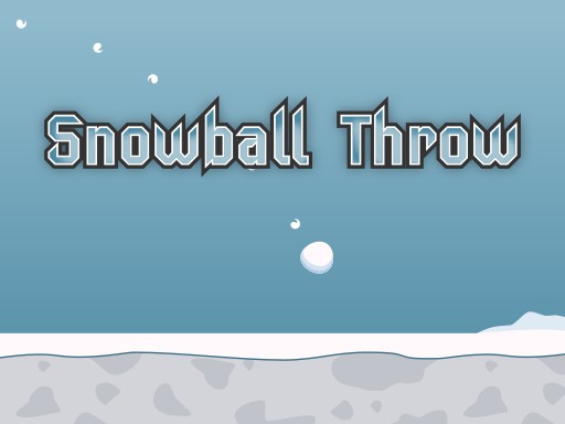 Snowball Throw online Hypercasual game