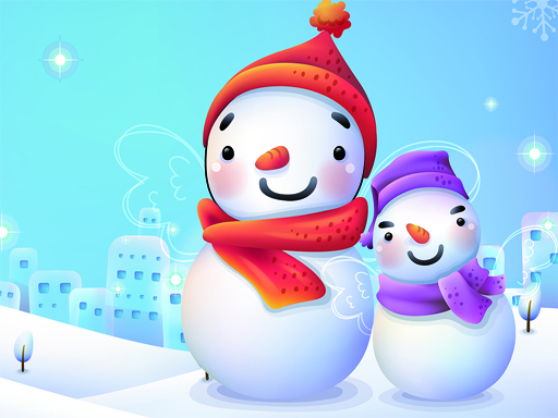 Snowman 2020 Puzzle online game