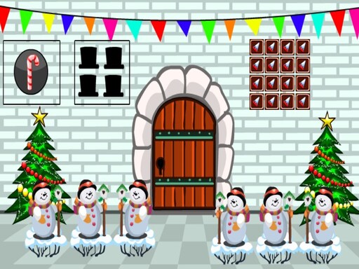 Snowman House Escape online game