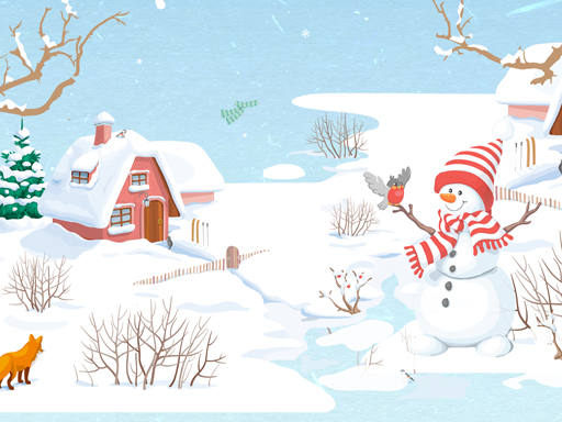 Snowman Slide online game