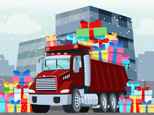 Snowy Trucks Hidden online Puzzle game