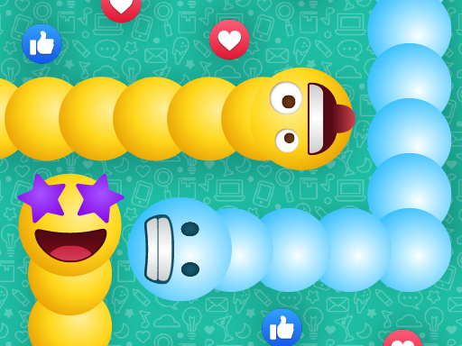 Social Media Snake online game