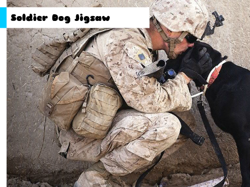 Soldier Dog Jigsaw online game