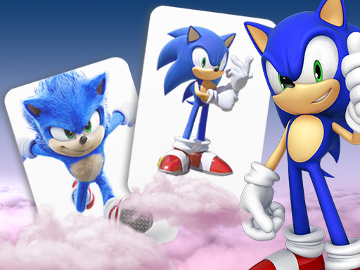 Sonic Card Match online Puzzle game