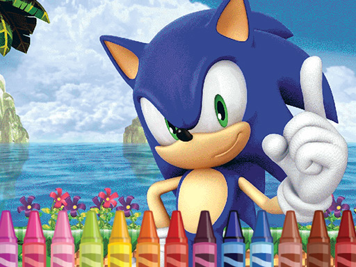 Sonic Coloring online game