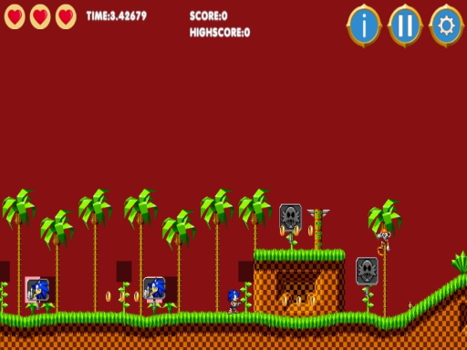 Sonic html5 online game