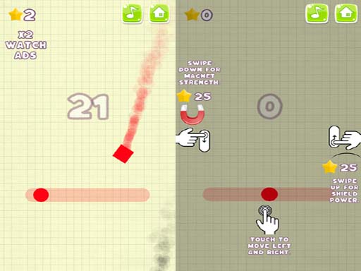 Space Fall online Arcade game