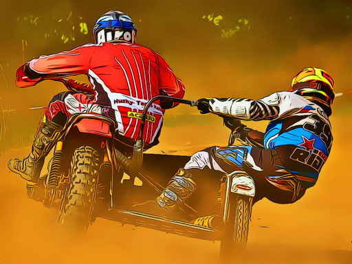 Speedway Sidecar Jigsaw online game