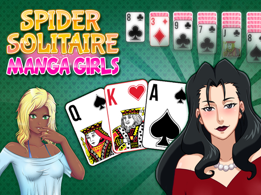 Spider Solitaire : Manga Girls online Puzzle game