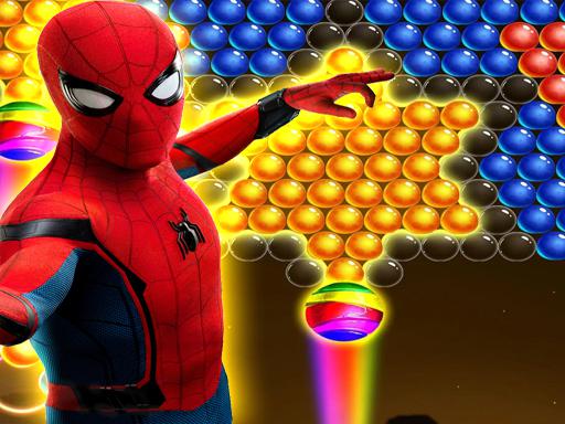 Spiderman Bubble Shooter online game