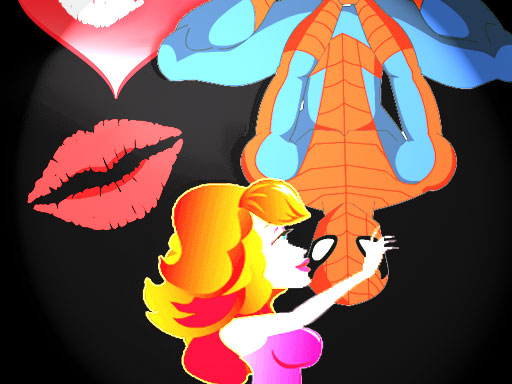Spiderman Kiss online Clicker game