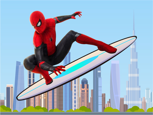 Spiderman Skateboarding online Arcade game