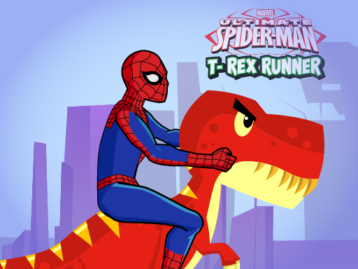 Spiderman T-Rex Runner online game
