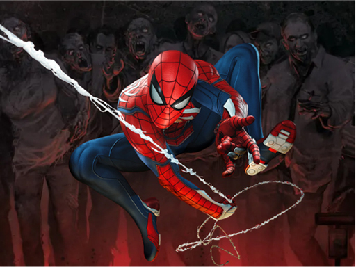 Spiderman Vs Zombie online Adventure game