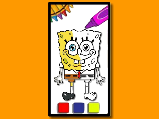 SpongeBob Coloring Adventure online Girls game
