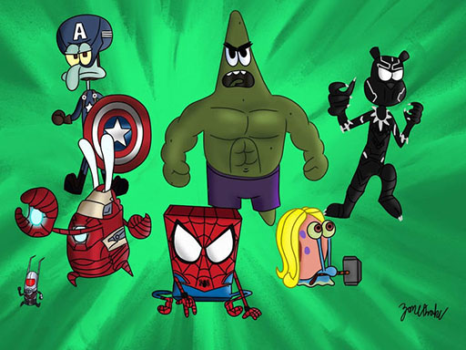 spongebob Superhero online game