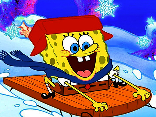 SpongeBob Winter Puzzle online game