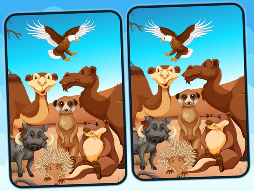 Spot 5 Differences Deserts online game