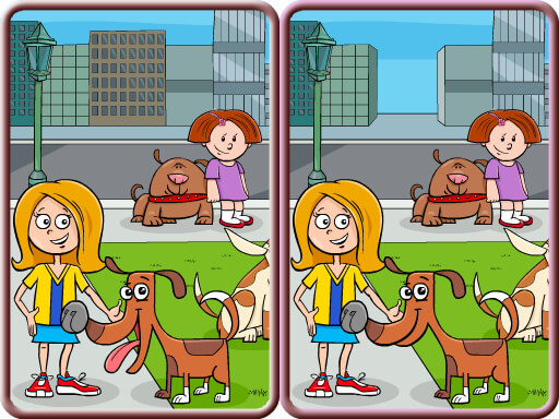 Spot The Difference City online Puzzle game