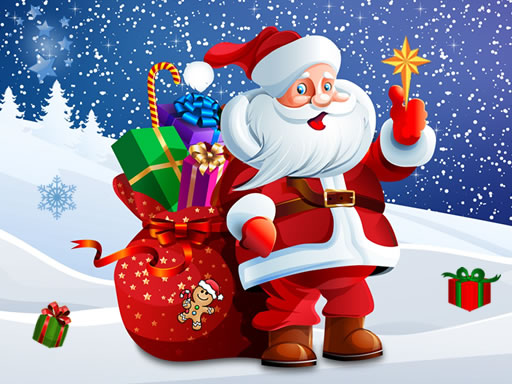 Spot The Differences - Christmas Santa online Puzzle game