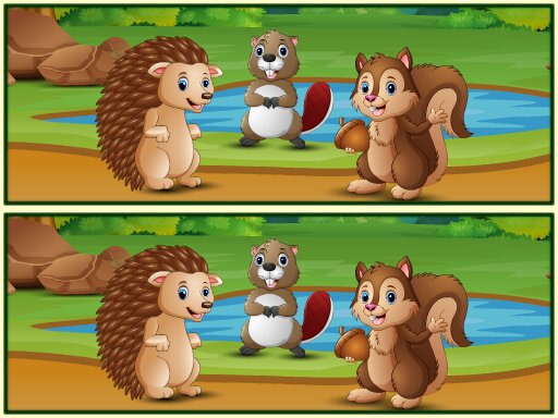 Spot The Differences Forests online Puzzle game