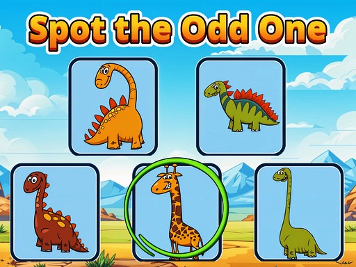 Spot The Odd One online game