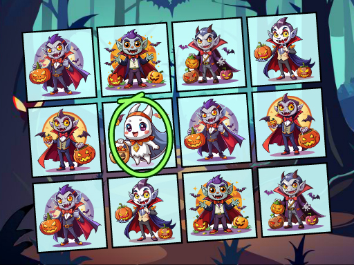 Spot The Unique Halloween online Puzzle game