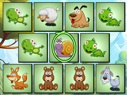 Spot Unique Animal online Puzzle game