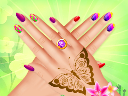 Spring Nail-Art online game