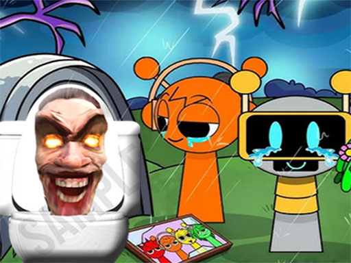 Sprunki Castle Panic Skibidi Toilet online Adventure game