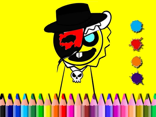 Sprunki Coloring Time online Girls game