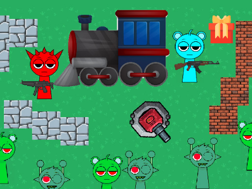 Sprunki Dead Rails online Boys game