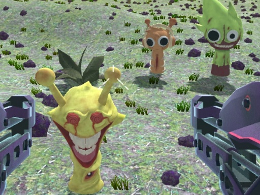 Sprunki Island Survival Shooting online Shooting game