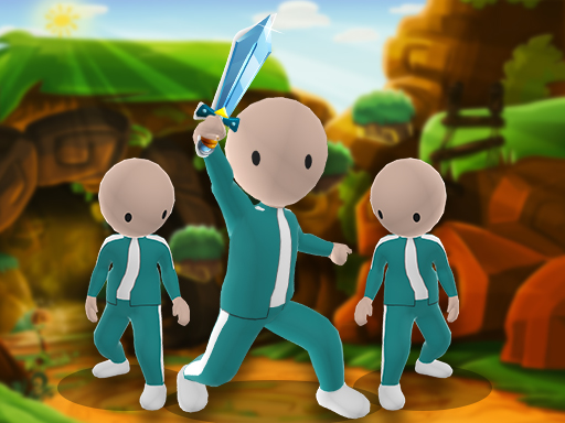 Squid Crowd Pusher online game