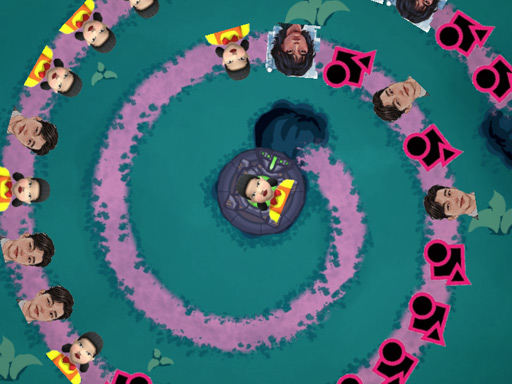 Squid Game Bubble Shooter online game