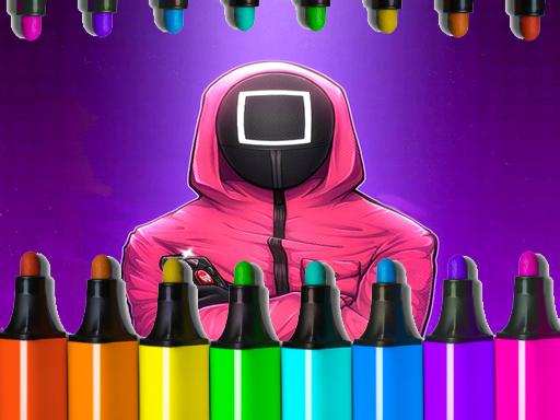 Squid Game Coloring Book s2 online game